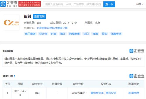 快时尚服饰品牌细刻获5000万美元融资，腾讯入局加速行业变革